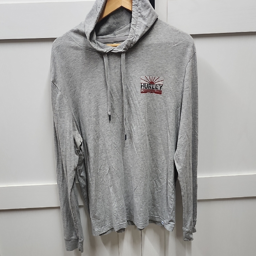 Hurley Light Gray Men's Hoodie